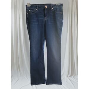 Code‎ Bleu Soleil Curvy Bootcut Jeans Size 4 Cooper button and front studs